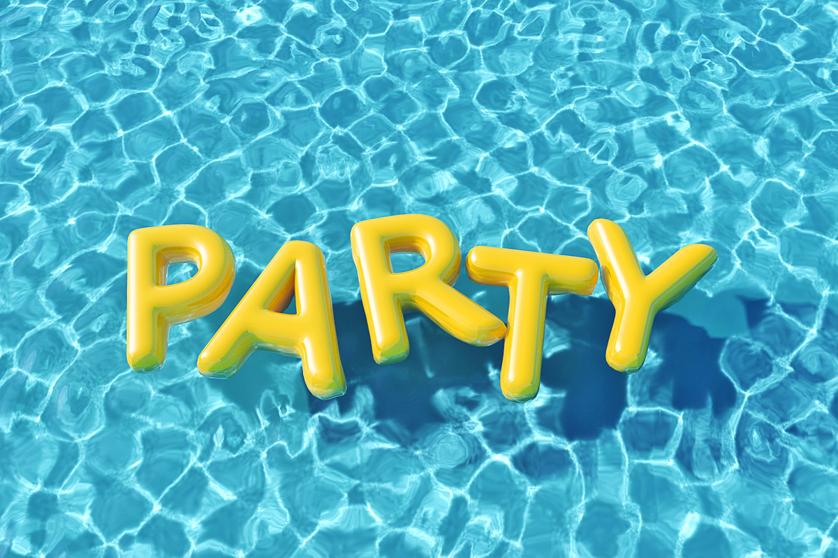 Party in piscina